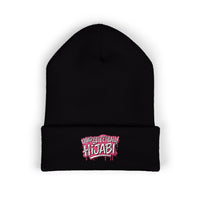 Unapologetically Hijabi Embroidered Beanie — Classic Cuffed Winter Hat