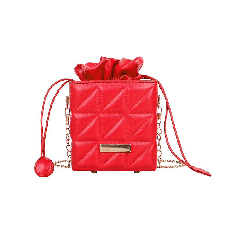 Fashion Messenger Chain Shoulder Bucket Bag