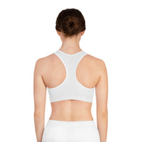 Sports Bra — 'Lift Every Moment' Minimalist Activewear for Gym & Yoga White