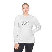 White Hijabi Energy Lightweight Long Sleeve Tee