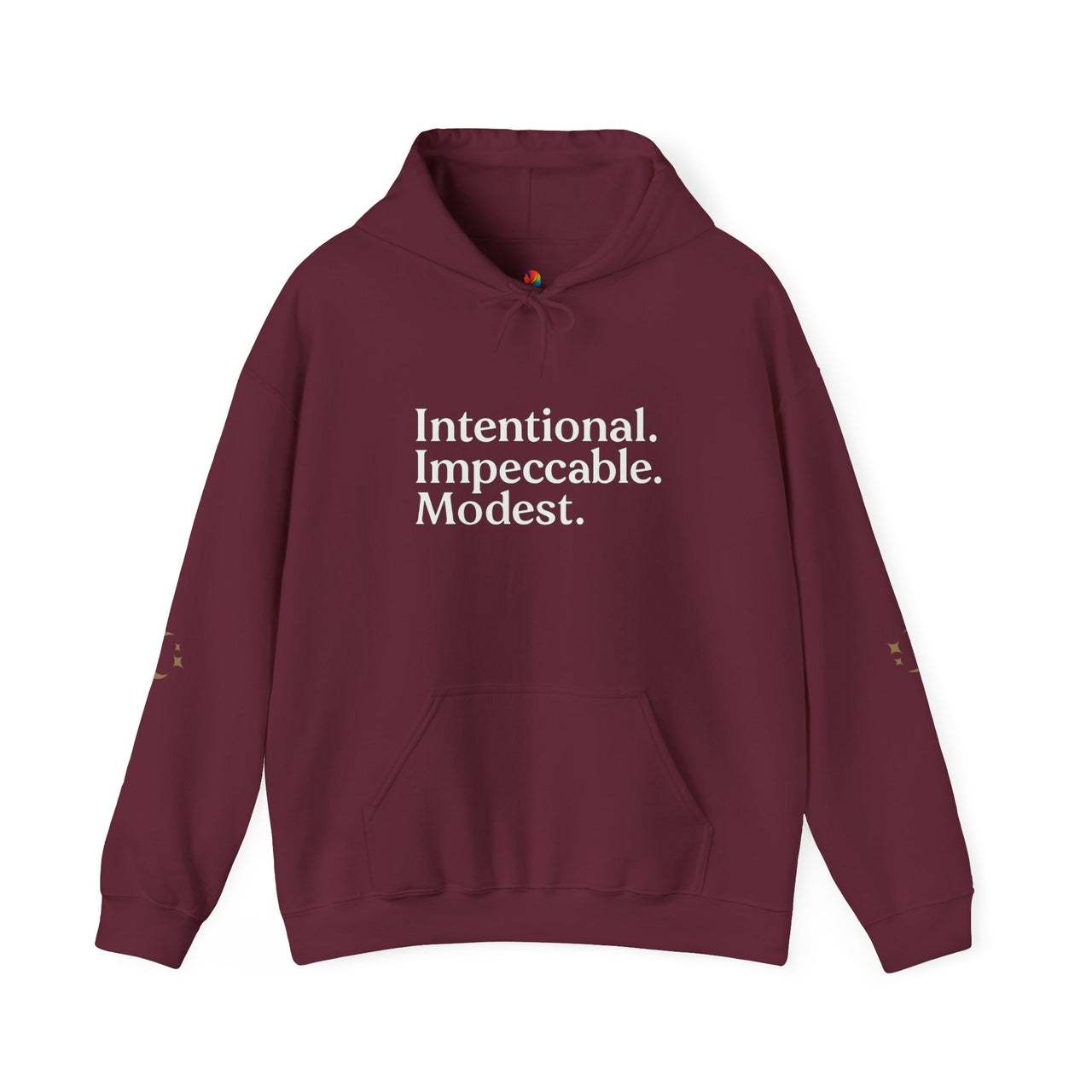 Hijabi Girl™ Burgundy Intentional Limited Edition Hoodie – Streetwear Sweatshirt - Modestly Vogue 