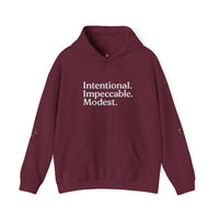 Hijabi Girl™ Burgundy Intentional Limited Edition Hoodie – Streetwear Sweatshirt - Modestly Vogue 