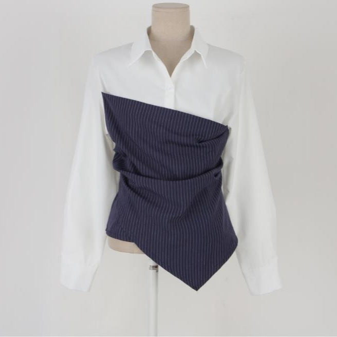 Shirt With Corset Top Shirt Blouse