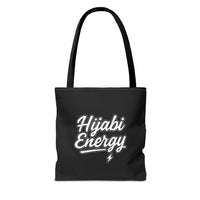 Hijabi Energy™ Tote Bag - Stylish and Functional for Every Occasion BLACK