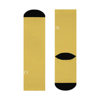 LEM™ Butter Yellow Signature Cushioned Crew Socks - Modestly Vogue 