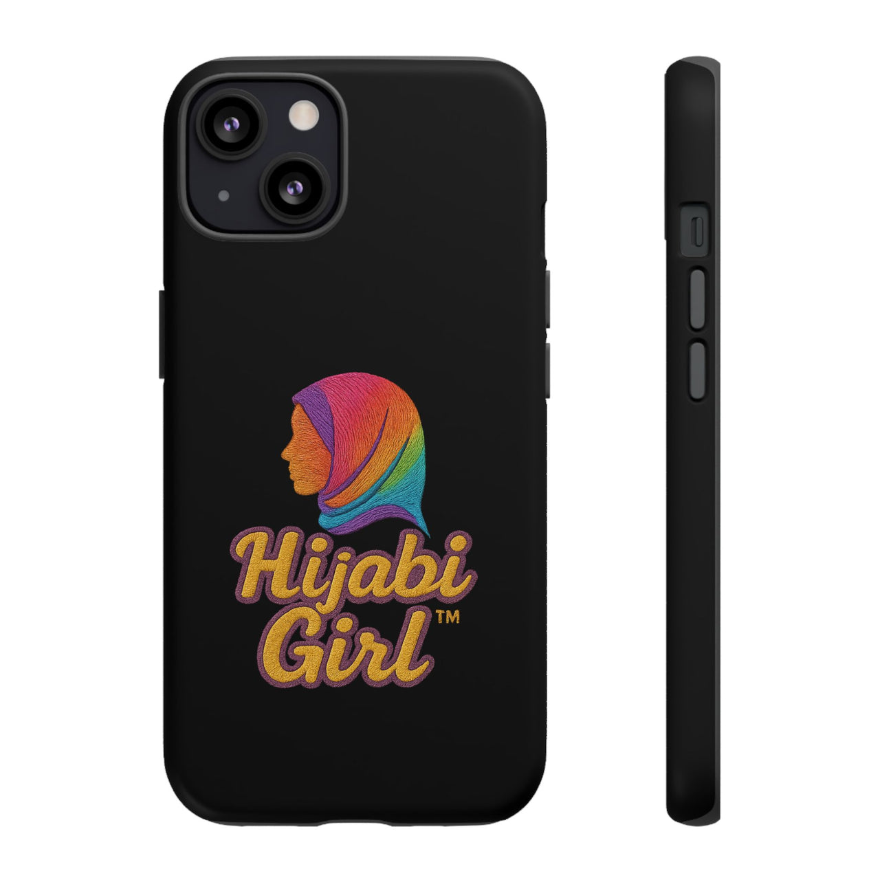 Colorful Hijab Girl Phone Case - All Sizes