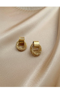 Simple Temperament Ear Nail Female Earrings 925 Pure Silver Needle - Modestly Vogue 