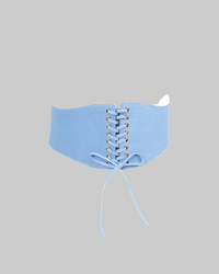 Denim Elastic Corset Belt - Modestly Vogue 