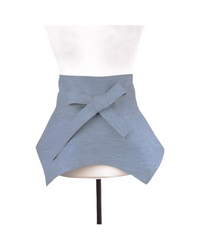 Denim Wrap Around Skirt with Tie Belt – Women’s Casual Style - Modestly Vogue 