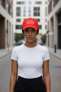 Modest Mindset Low Profile Baseball Cap - 'Discipline is Devotion' Hat - Modestly Vogue 