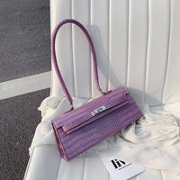 Stone pattern retro fashion underarm shoulder bag