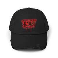 Limited Edition Distressed Cap - Hijabi Girl Statement Baseball Hat - Modestly Vogue 