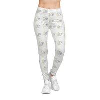 LEM Pattern Women's Yoga Leggings — Custom All-Over Print Casual Yoga Pants