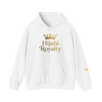 Hijabi Royalty™ Hoodie — Bold Gold Script Hooded Sweatshirt