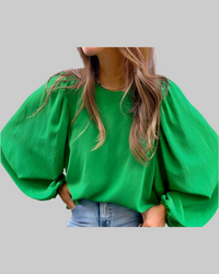 Women’s Puff Sleeve Blouse – Elegant & Feminine Top for All Occasions - Modestly Vogue 