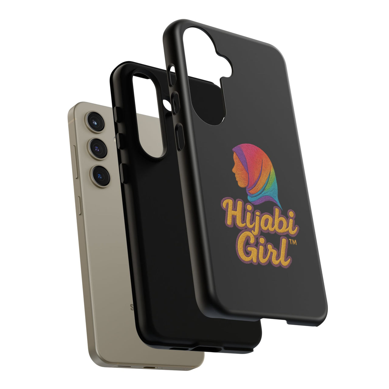 Colorful Hijab Girl Phone Case - All Sizes
