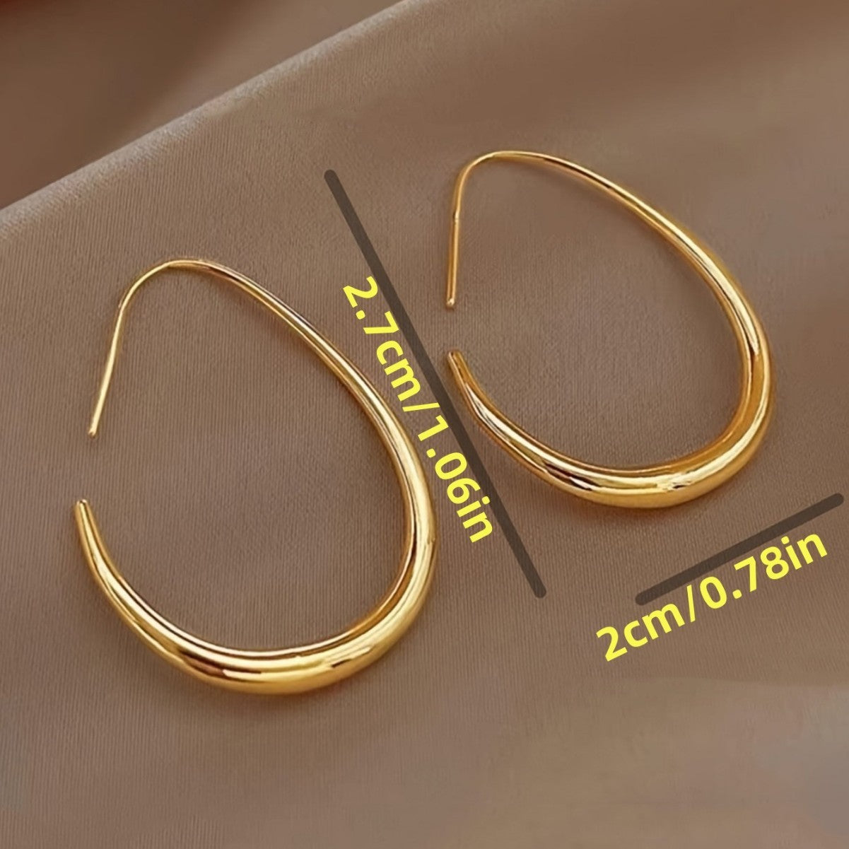 Retro Fashion And Personalized Water Drop Earrings Women - Modestly Vogue 