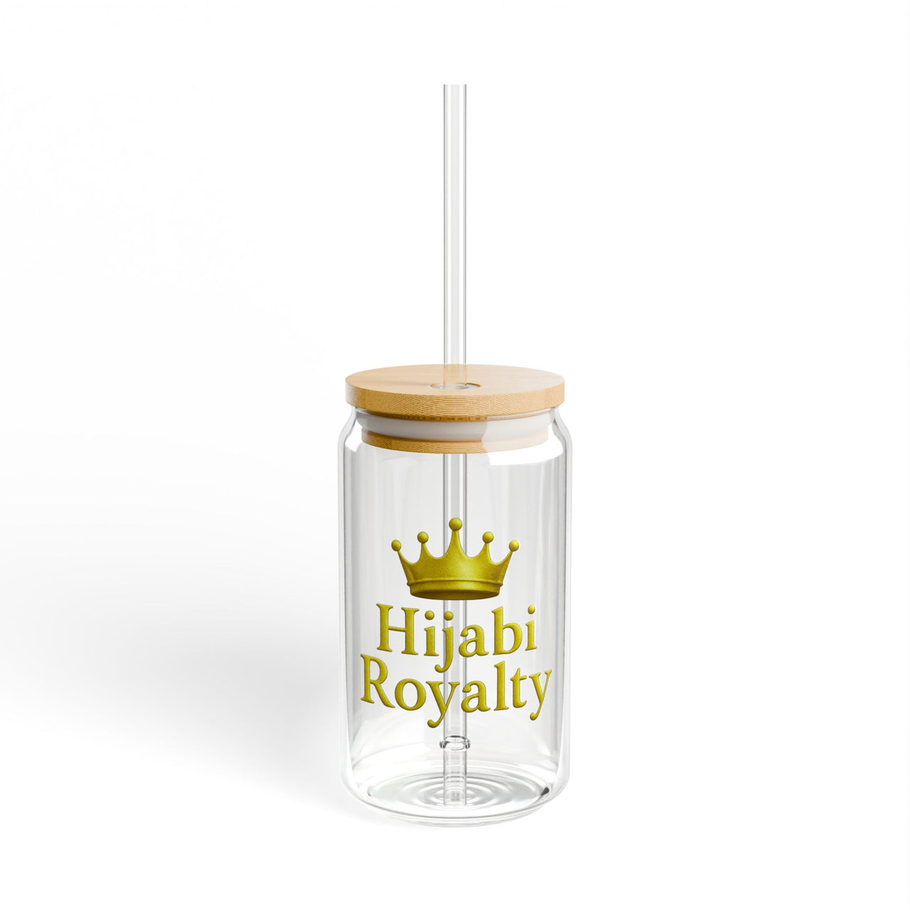 Hijabi Royalty™ Sipper Glass (16 oz)