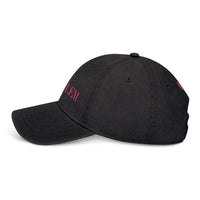 LEM Black Denim Hat – Embroidered Baseball Cap - Modestly Vogue 