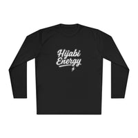Black Hijabi Energy Lightweight Long Sleeve Tee - Modestly Vogue 