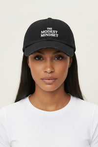 Distressed Cap – The Modest Mindset™ Inspirational Hat for Everyday Style