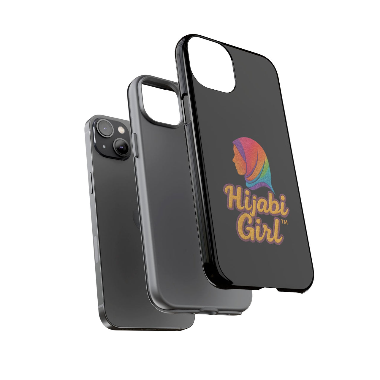 Colorful Hijab Girl Phone Case - All Sizes