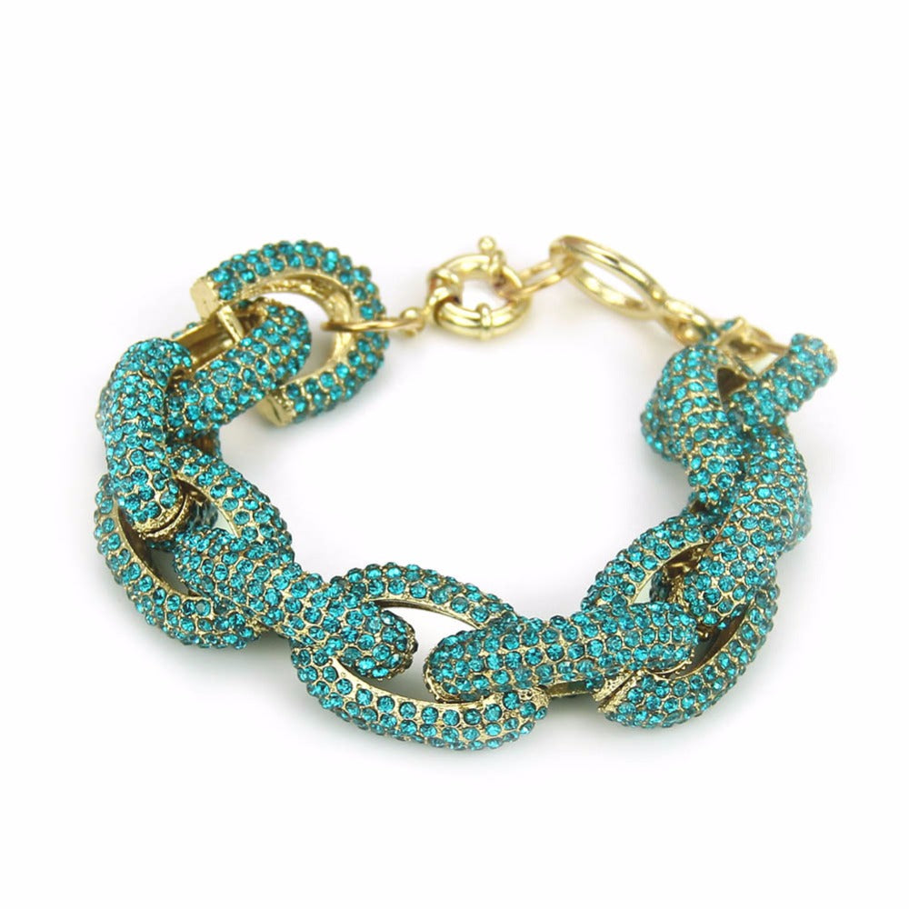 Colorful diamond bracelet - Modestly Vogue 