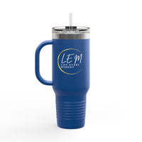 L.E.M. Insulated Travel Mug Water Bottle - 40oz Cup