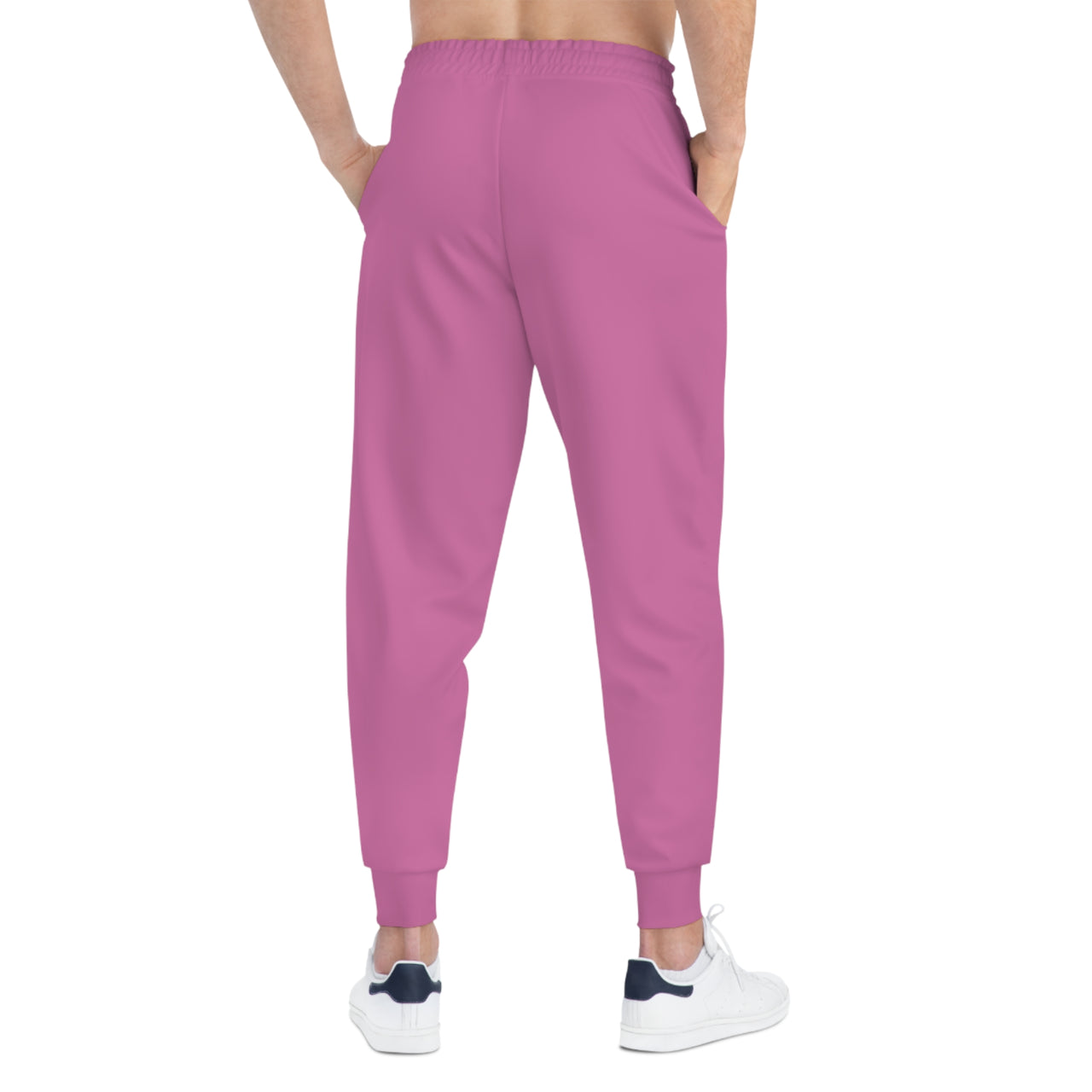 Athletic Joggers — Pink "Unapologetically Hijabi" Graphic Streetwear Sweatpants