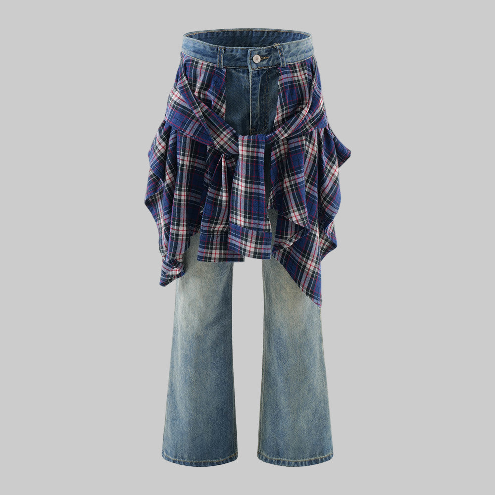 High Street Fashionable Design Sense Niche Loose Casual Trousers - Modestly Vogue 