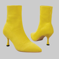 Pointed Toe Stilettos Ankle Boots | Luxury Thin-Heel Pumps - Modestly Vogue 