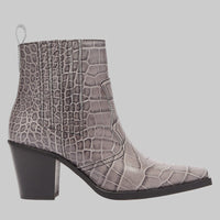 Women's large size stone print boots - Modestly Vogue 