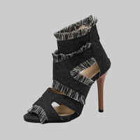 Summer Plus Size High Heel Sandals for Women - Modestly Vogue 