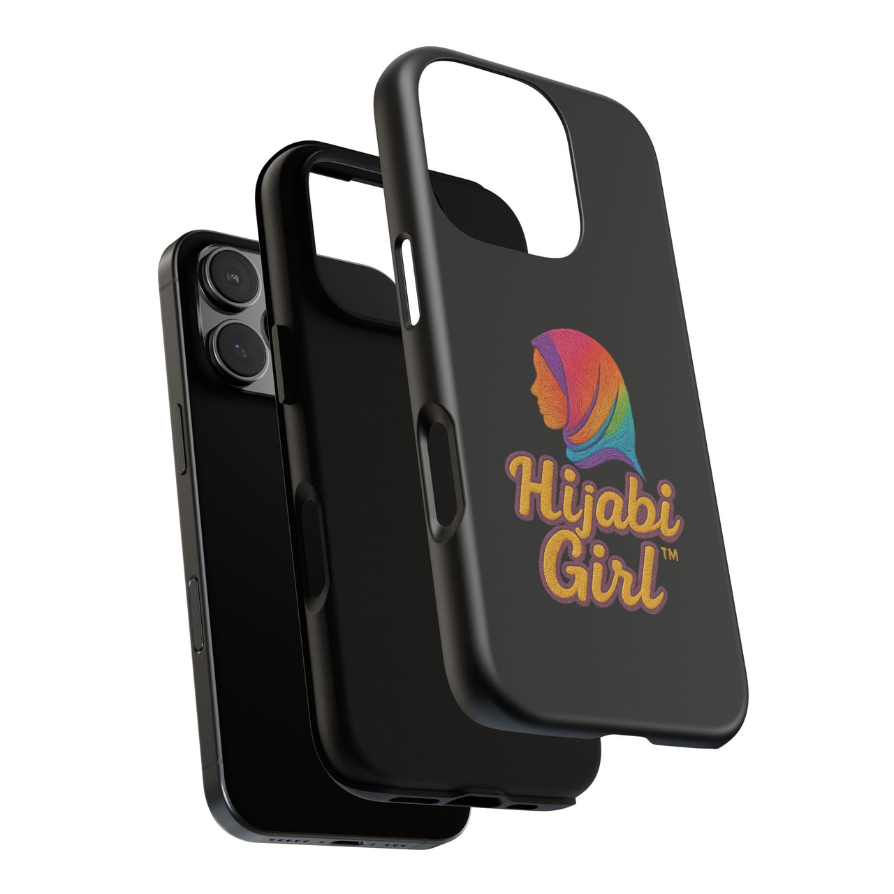 Colorful Hijab Girl Phone Case - All Sizes