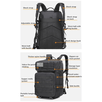 Tactical 45L MOLLE Rucksack Backpack – Military Outdoor Pack