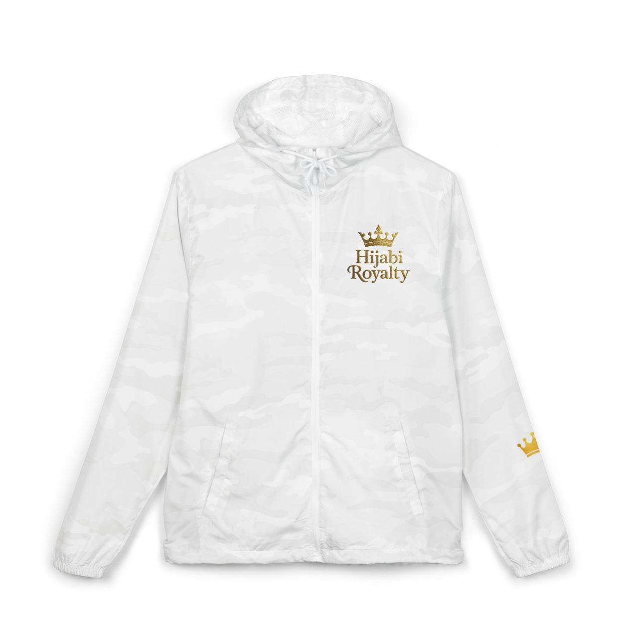 Hijabi Royalty™ Unisex Full-Zip Windbreaker Jacket - Modestly Vogue 
