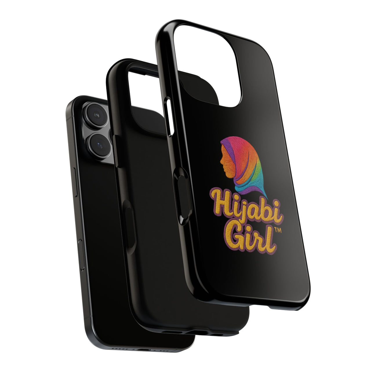 Colorful Hijab Girl Phone Case - All Sizes
