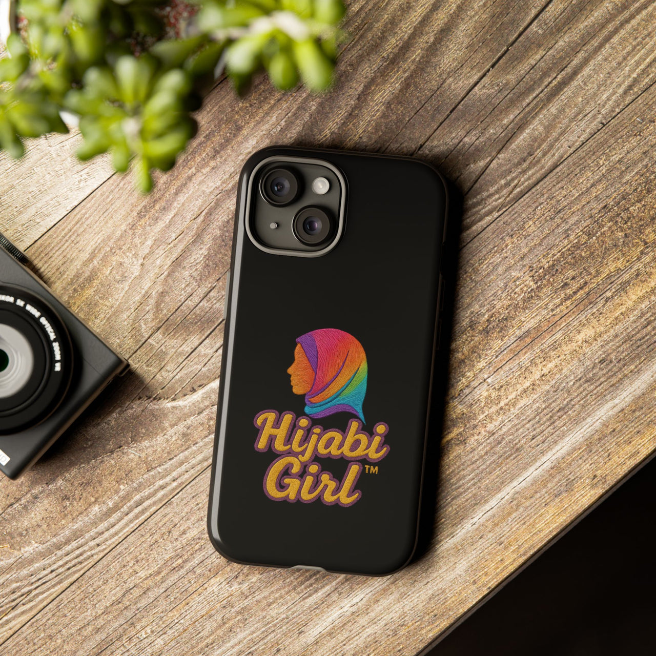 Colorful Hijab Girl Phone Case - All Sizes