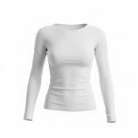 Layering Long Sleeve Top T-Shirt FItted - Modestly Vogue 