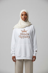 Hijabi Royalty Hooded Long Sleeve Tee - Modestly Vogue 