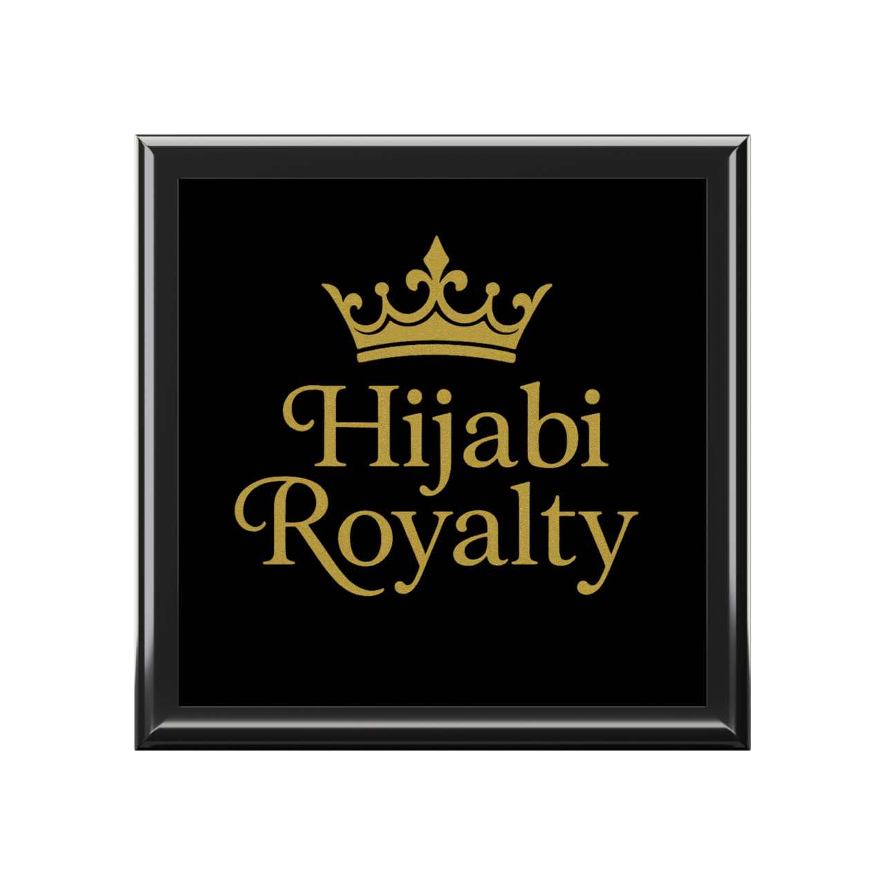 Black Hijabi Royalty™ Jewelry Box - Modestly Vogue 
