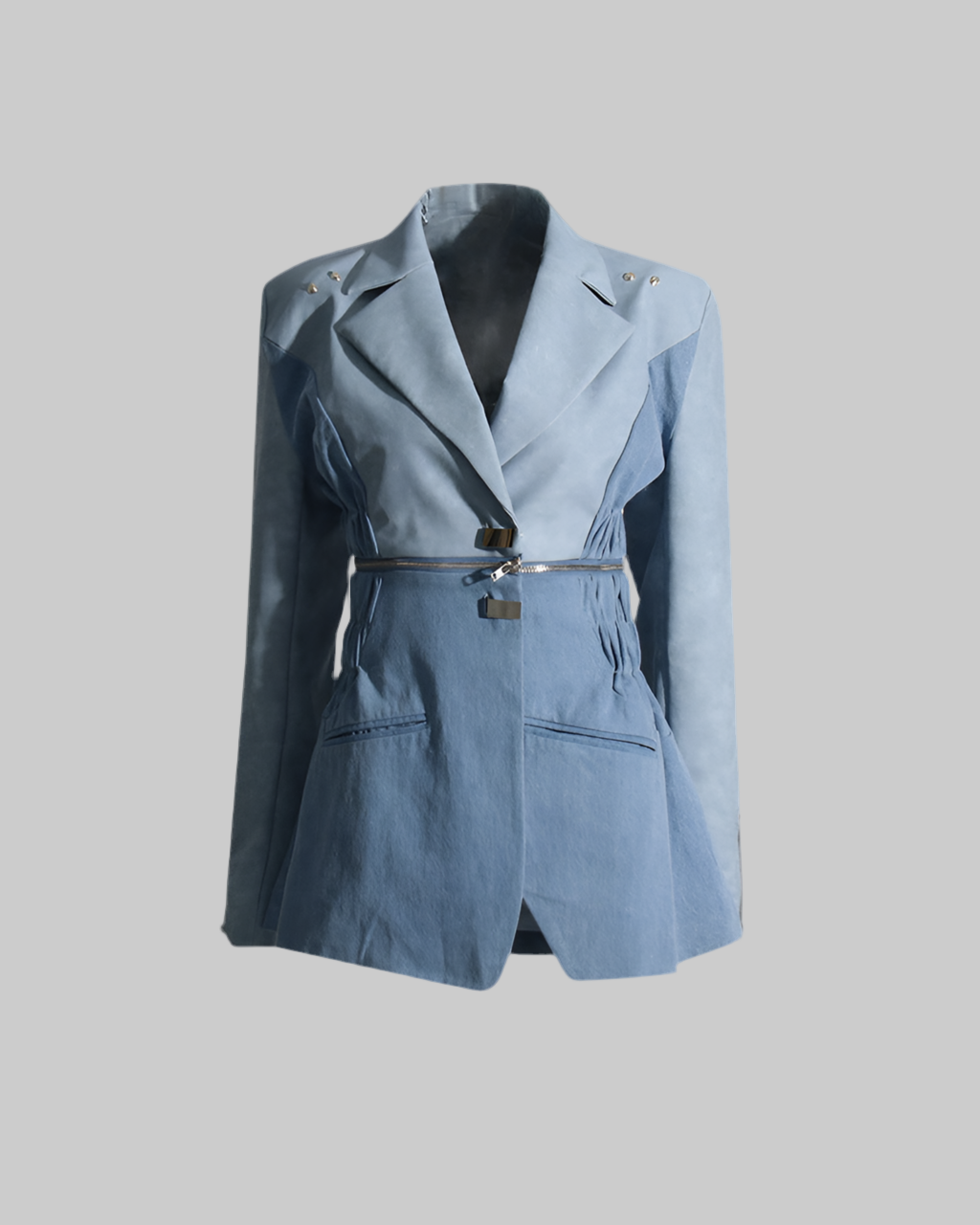 Blue Denim Retro Design Jacket