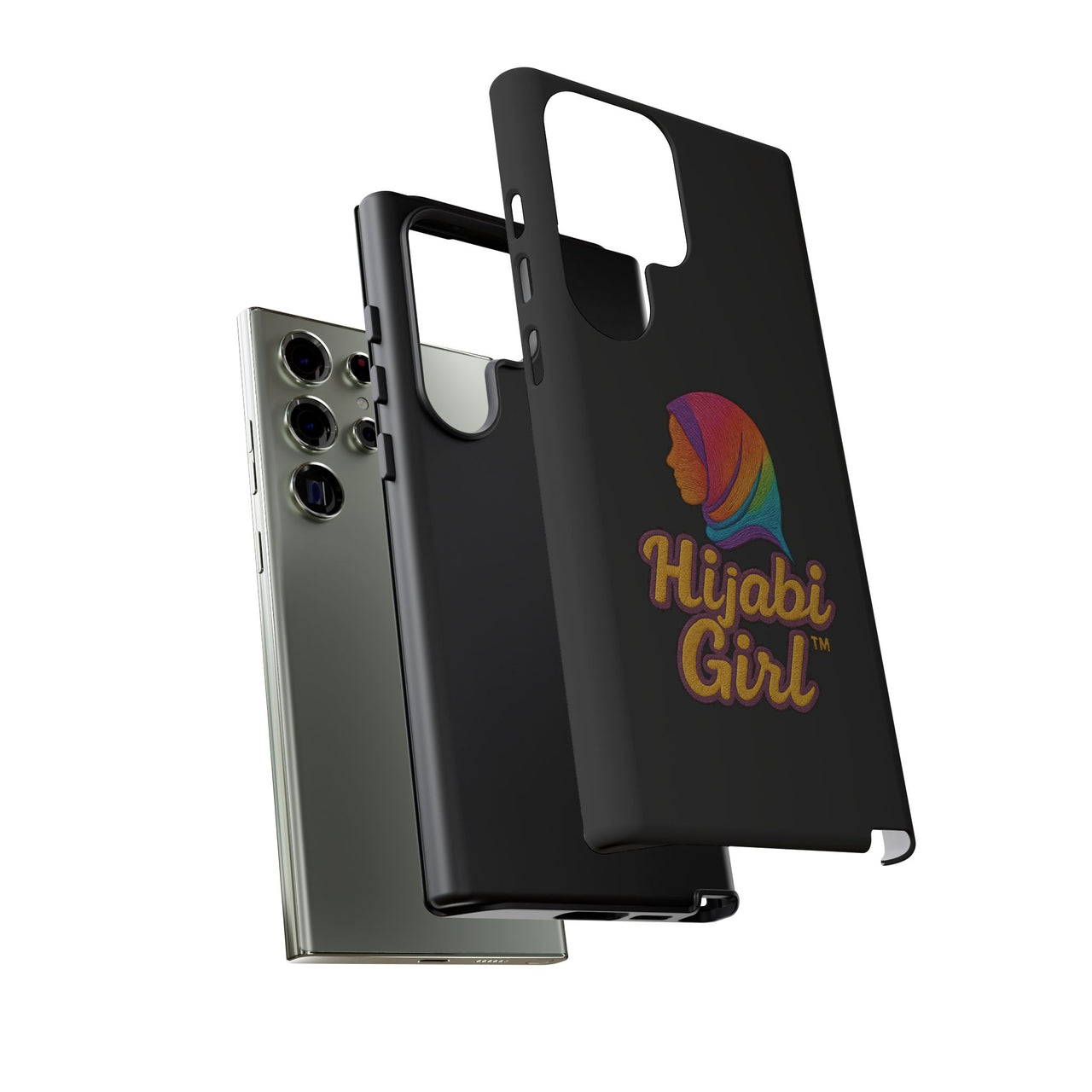 Colorful Hijab Girl Phone Case - All Sizes