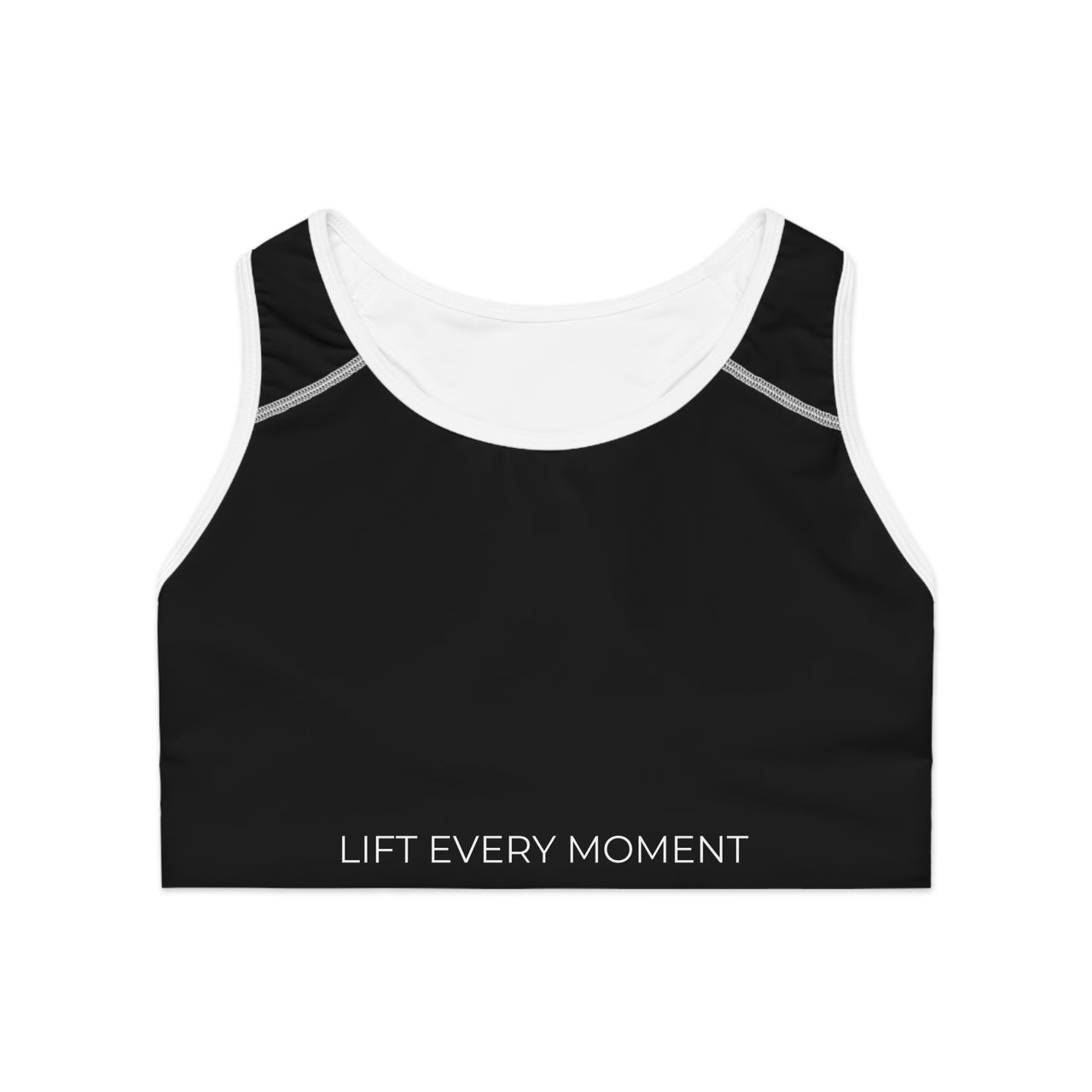 Sports Bra — 'Lift Every Moment' Minimalist Activewear for Gym & Yoga
