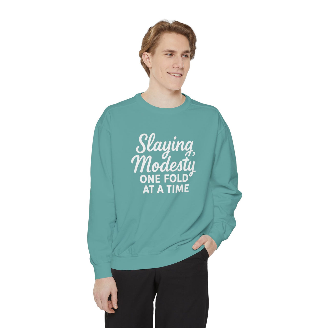 Hijabi GIrl™ Slaying Modesty Sweatshirt - Modestly Vogue 