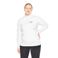 White Hijabi  Energy' Quarter-Zip Pullover Jacket