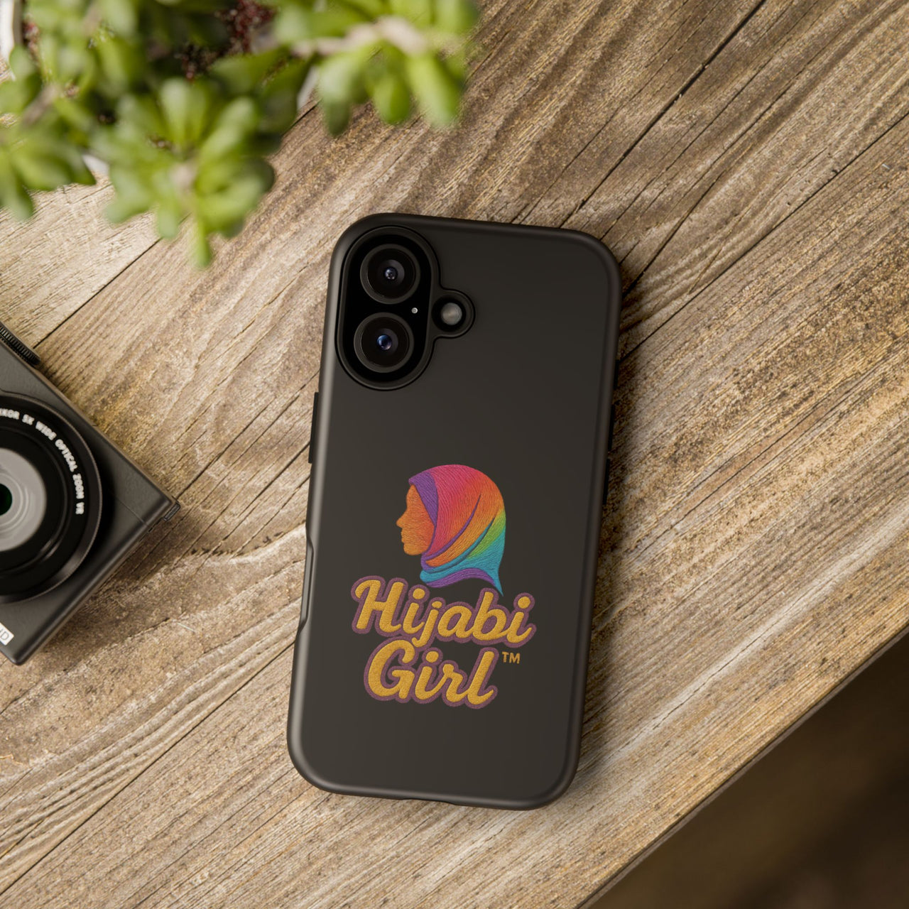 Colorful Hijab Girl Phone Case - All Sizes