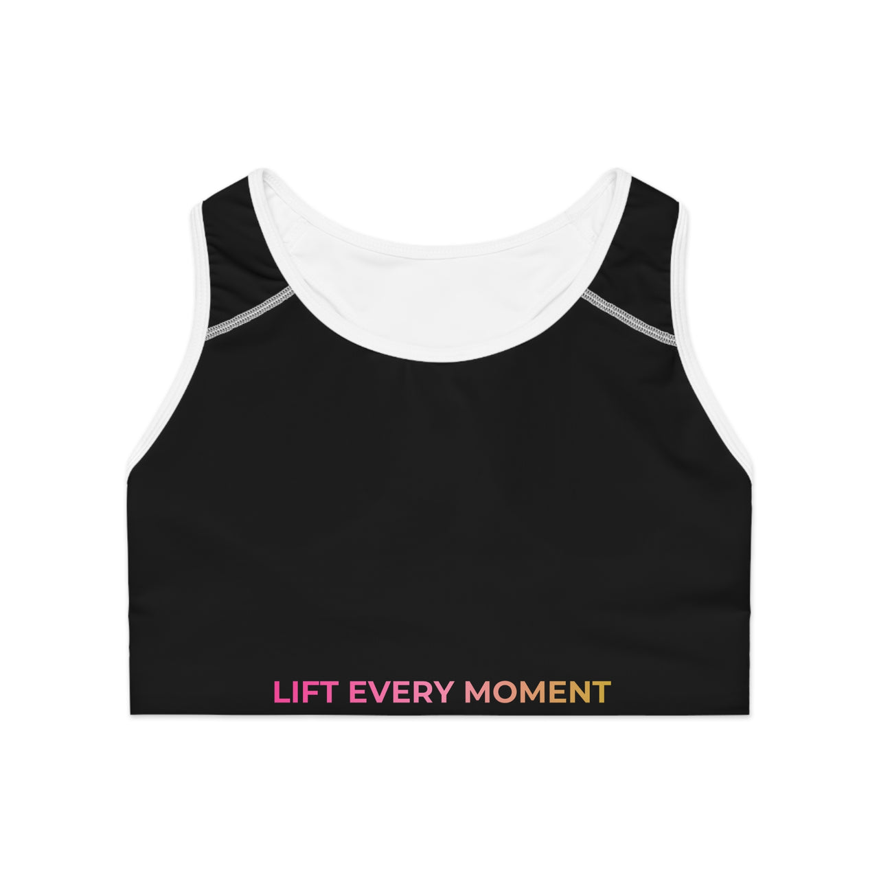 Sports Bra — 'Lift Every Moment' Minimalist Activewear for Gym & Yoga