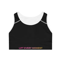 Sports Bra — 'Lift Every Moment' Minimalist Activewear for Gym & Yoga