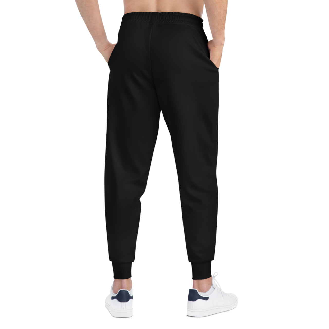 Athletic Joggers — Black "Unapologetically Hijabi" Graphic Streetwear Sweatpants